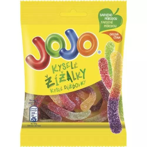 E-shop Jojo cukríky kyslé dážďovky 80g
