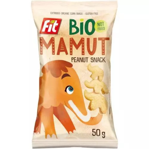 E-shop Fit mamut snack arašidový bio 50g