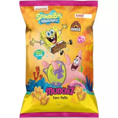 E-shop Munchiz cornpuffs spongebob cheddar cheese 40g