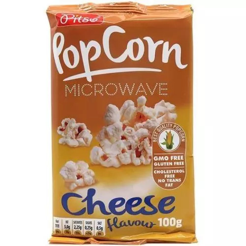E-shop Pitso popcorn do mikrovlnnej rúry syrový 100g