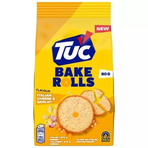 E-shop TUC bake rolls italian cheese garlic 80g