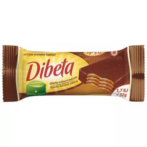 E-shop Dibeta oblátky celomáčaná kakao 32g