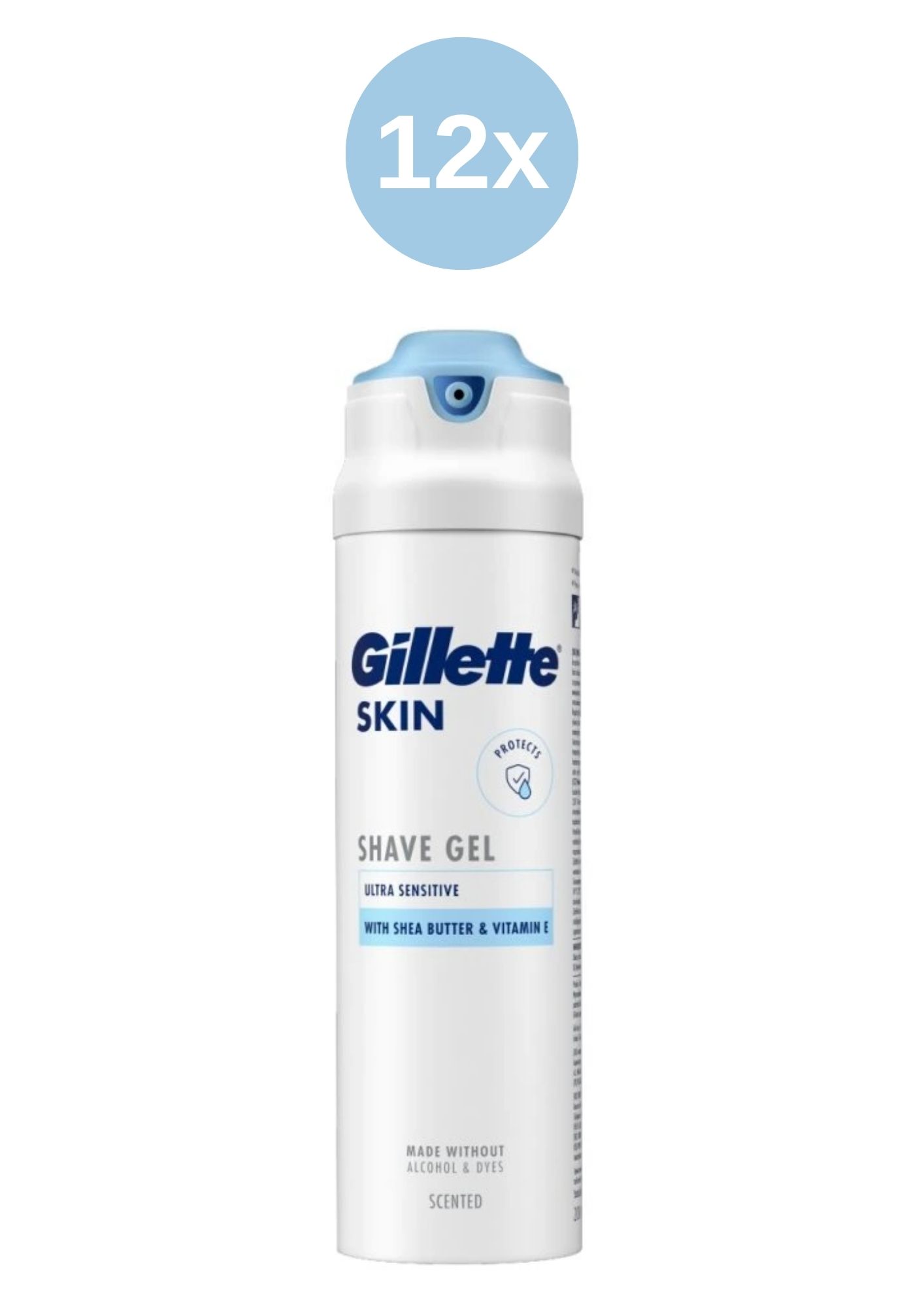 E-shop Gillette SKIN Sensitive gél 12x200ml Ultra