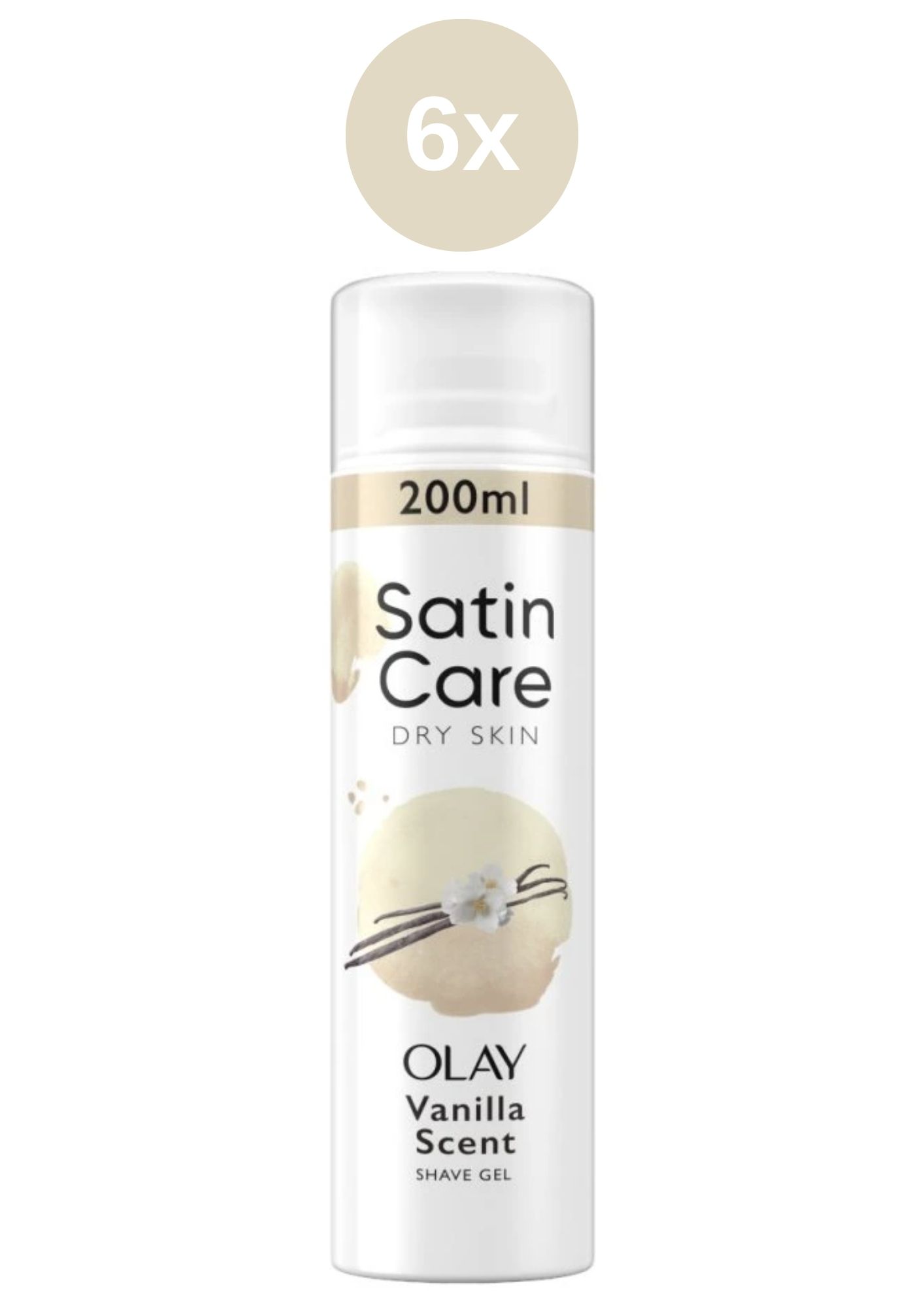 E-shop GIL Satin Care gél na holenie 6x200ml Vanila Dream