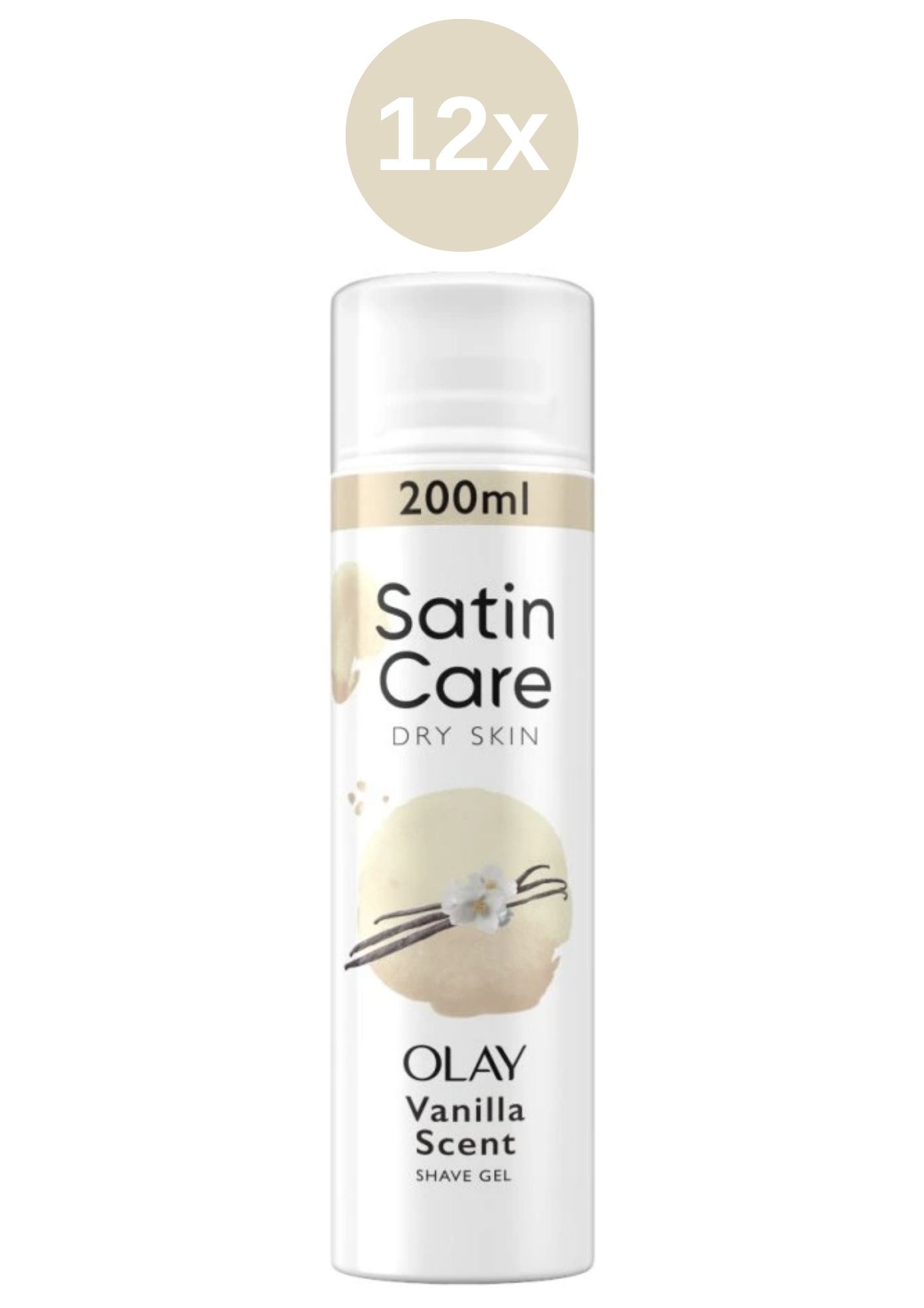 E-shop GIL Satin Care gél na holenie 12x200ml Vanila Dream