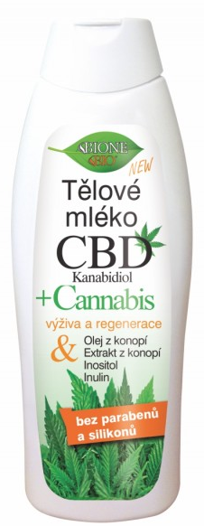 E-shop BiONE Telové mlieko CBD Kanabidiol 500 ml