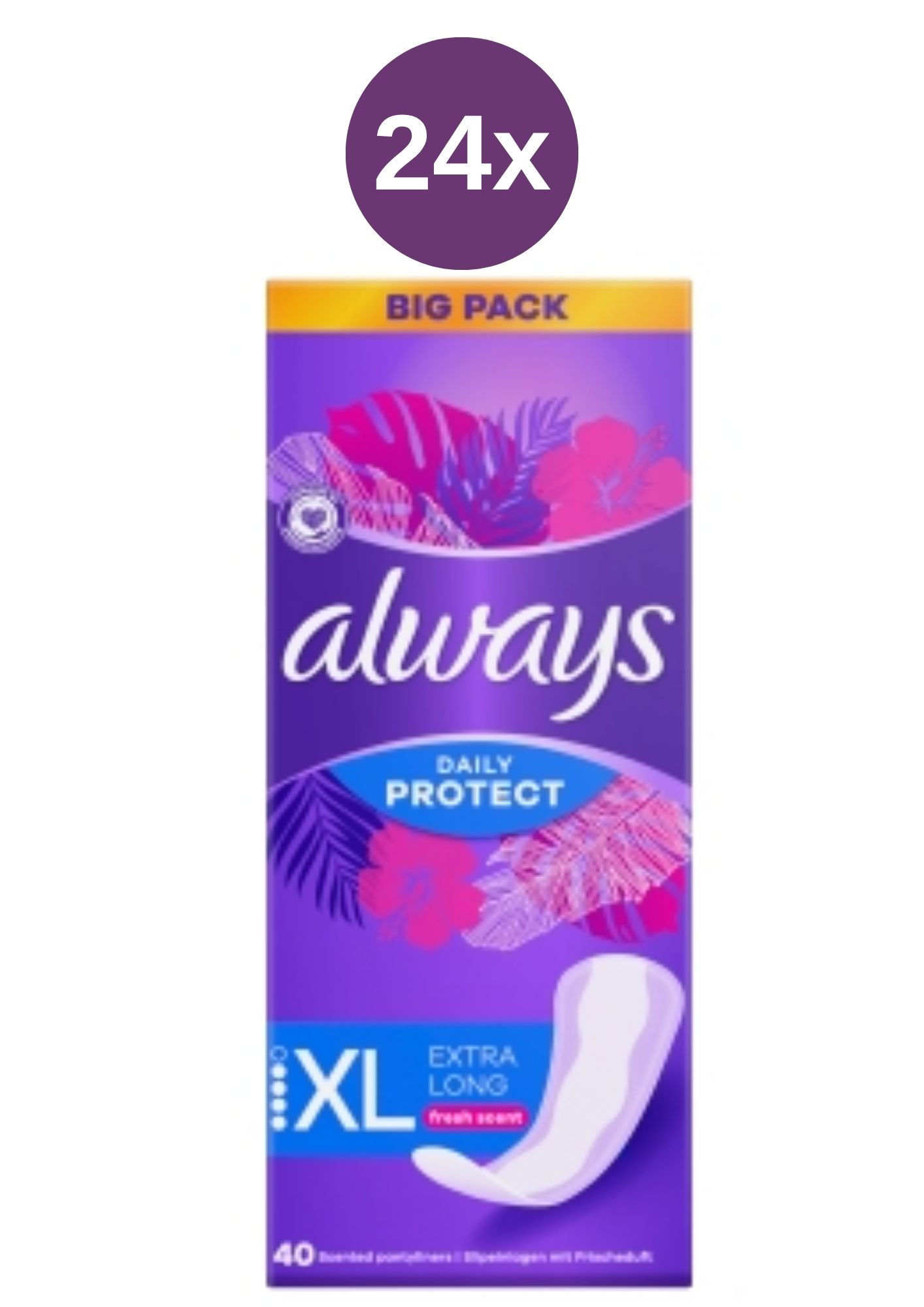 E-shop Always Intímky 24x (40ks/kra) ExtraLongFresh