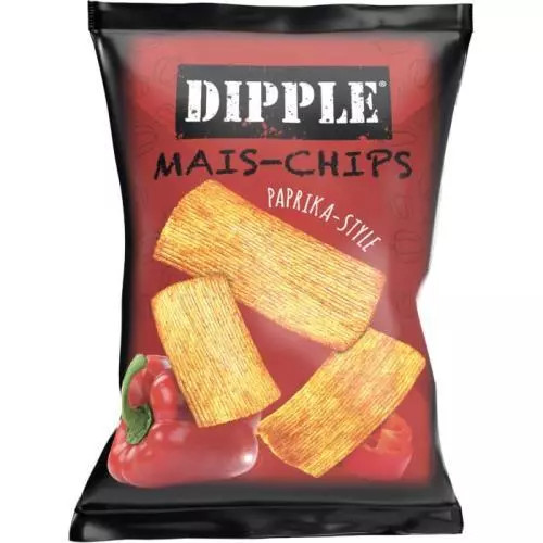 E-shop Dipple mais-chips paprika štýle 90g