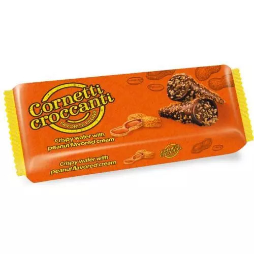 E-shop JIW cornetti croccanti wafer peanut 100g