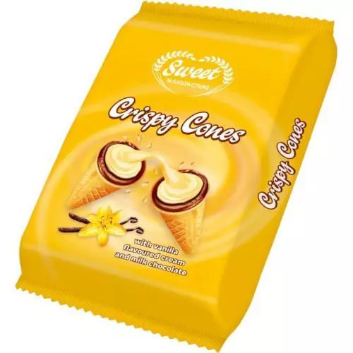 E-shop JIW crispy cones vanilla flavoured cream 130g