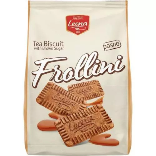 E-shop Leona Frollini biscuits hnedý cukr 300g