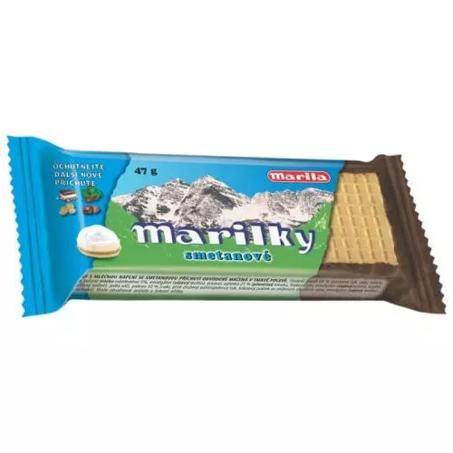 E-shop Marilky oblátka smotanová oblievané máčané 47g