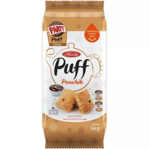 E-shop Morello puff pastry ponchik cocoa 144g