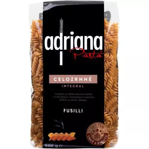 E-shop Adriana celozrnné cestoviny fusilli brix 500g