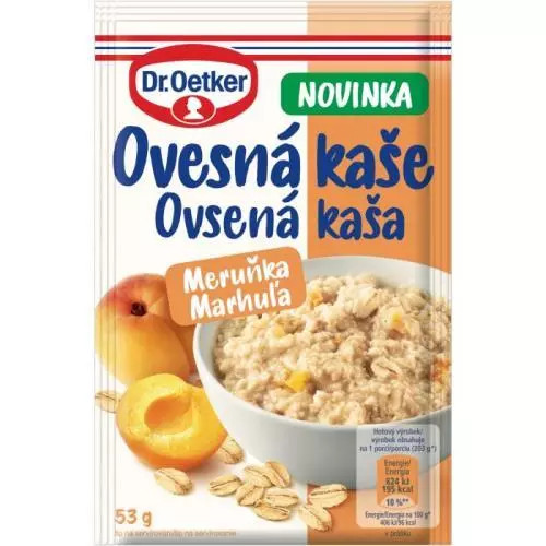 E-shop Dr. Oetker ovsená kaša marhuľa 53g