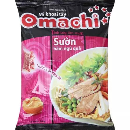 E-shop Omachi instantné rezance s príchuťou ošípaných. rebier 79g (my suon heo)