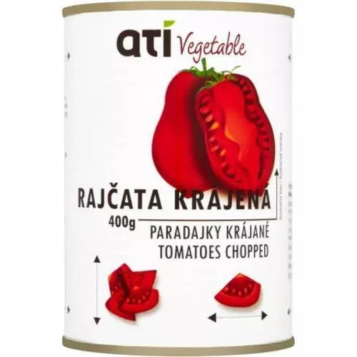 E-shop Ati Vegetable paradajky krájané 400g