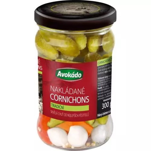 E-shop Avokádo cornichons tradičné 300g/150g