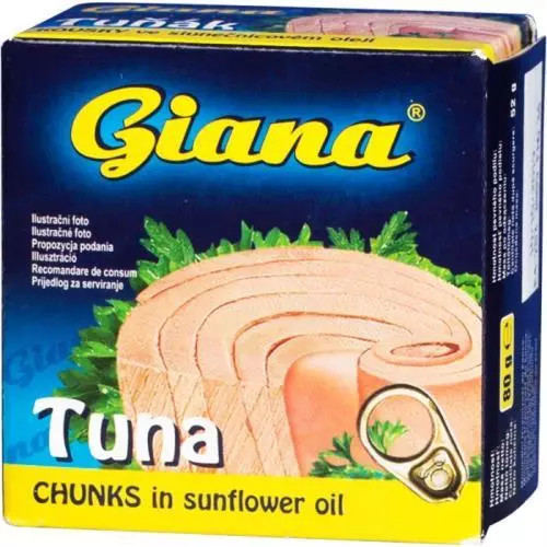 E-shop Giana tuniak kúsky v oleji 80g