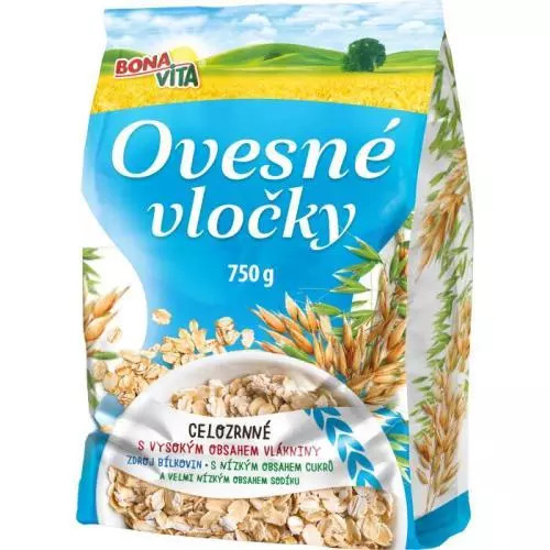 E-shop Bonavita vlocky ovsené 750g