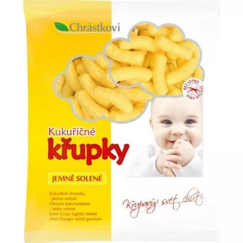 E-shop Chrástkovi kukuričné chrumky jemne solené 50g
