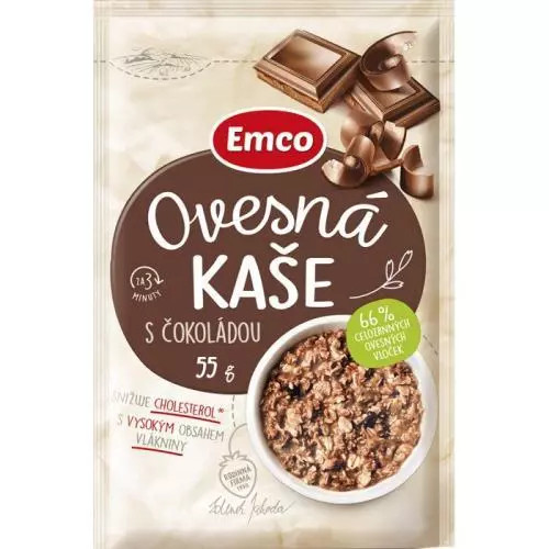E-shop Emco ovsená kaša s čokoládou 55g