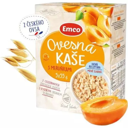 E-shop Emco ovsená kaša s marhuľami 55g