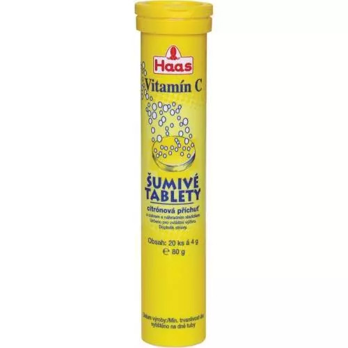 E-shop Haas šumivé tabletky vitamín c 80g