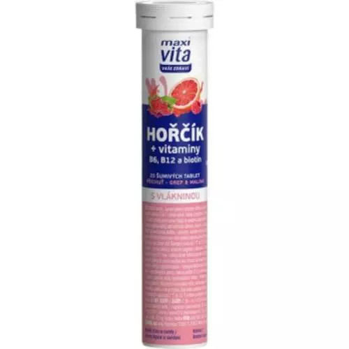E-shop Maxi vita šumivé tablety horčík vitamíny b 80g