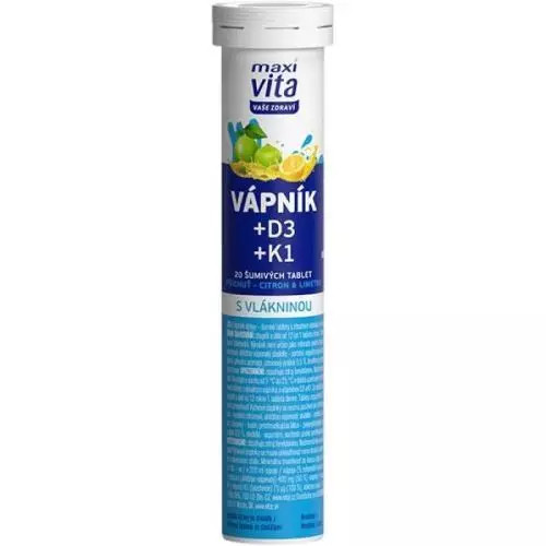 E-shop Maxi vita šumivé tablety vápnik d3 k1 80g