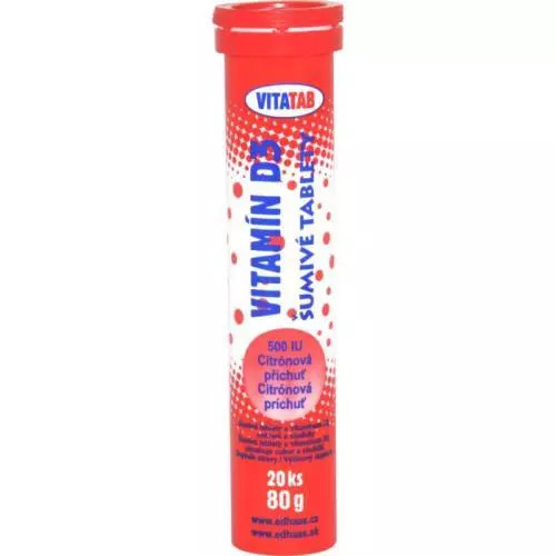 E-shop Vitatab šumivé tabletky vitamín d3 80g