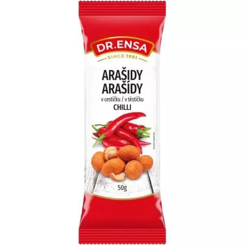 E-shop Dr.Ensa arašidy v cestíčku s príchuťou chilli 50g