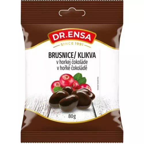 E-shop Dr.Ensa brusnice v horkej čokoláde 80g