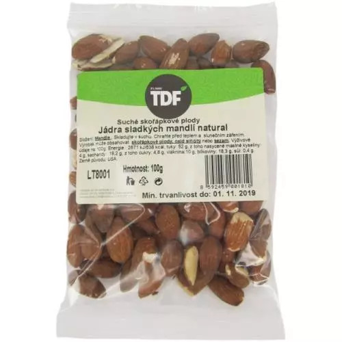 E-shop TDF mandle celé natural 100g