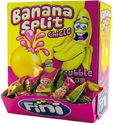 E-shop Fini žuvačky 200ks banana split 1kg