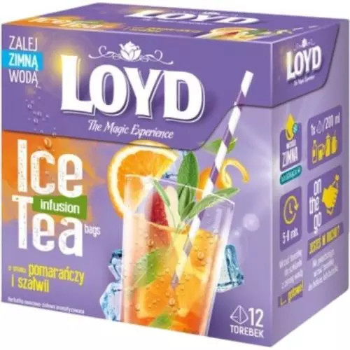 E-shop Loyd Tea pyramída cold brew pomaranč šalvia 30g