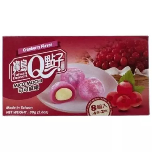 E-shop Q Mochi koláčiky 80g Brusnice TWN