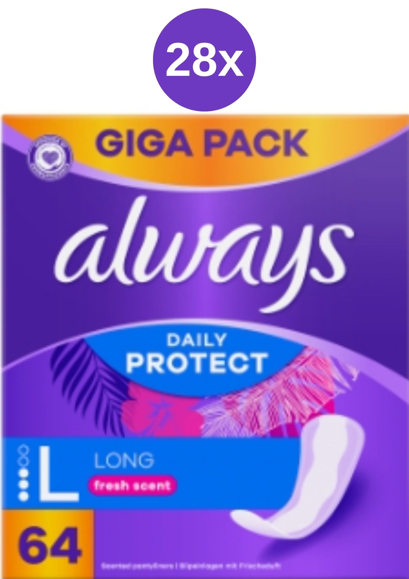 E-shop Always Intímky 28x (64ks/kra) LongFreshScent