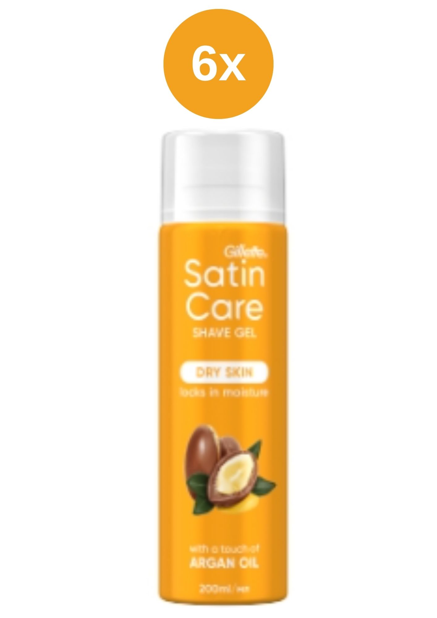 E-shop Satin Care gél 6x200ml ArganOil