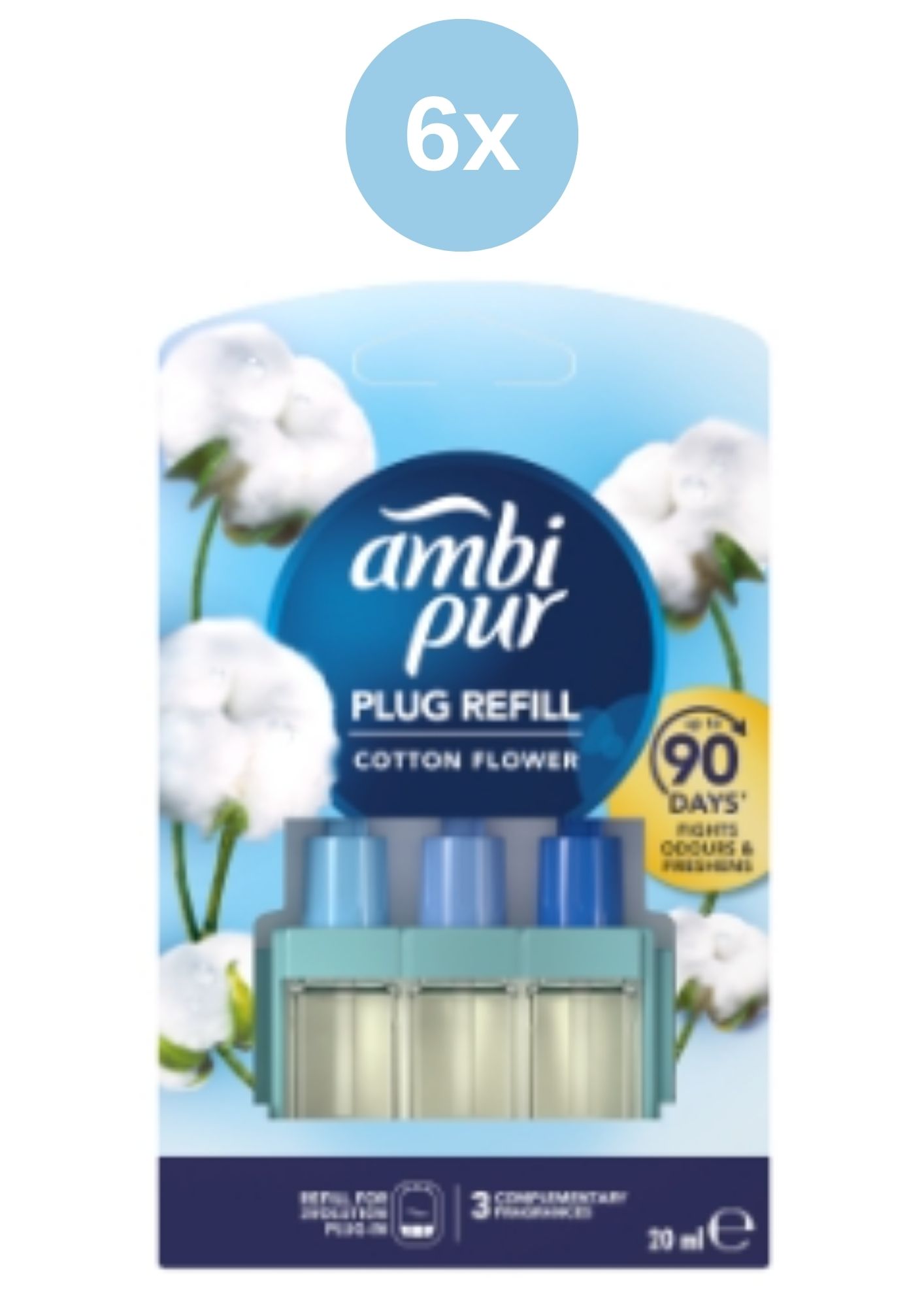 E-shop AmbiPur 3VOL náplň 6x20ml Cotton
