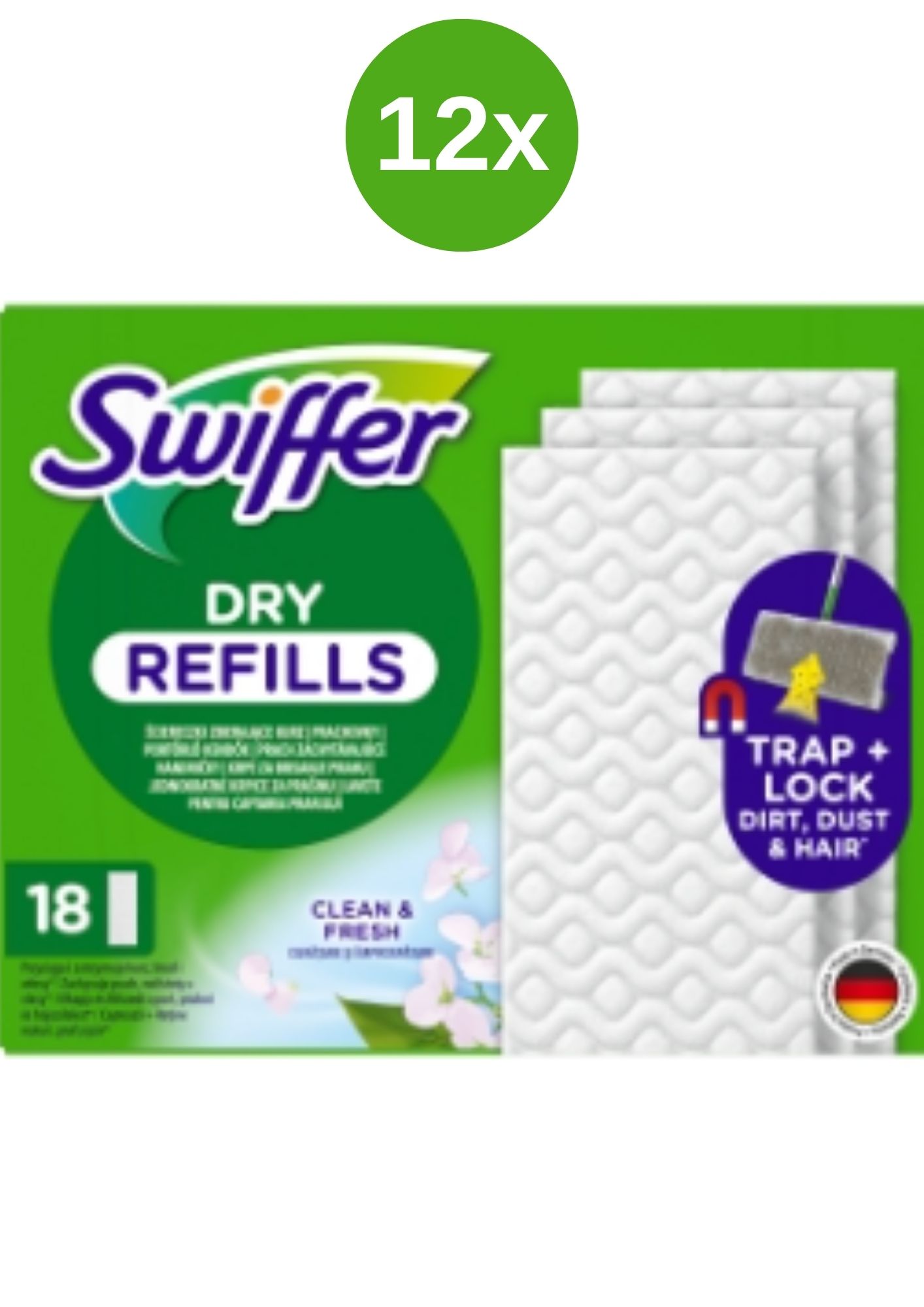 E-shop Swiffer Prachovky podlaha 12x (18ks/kra)