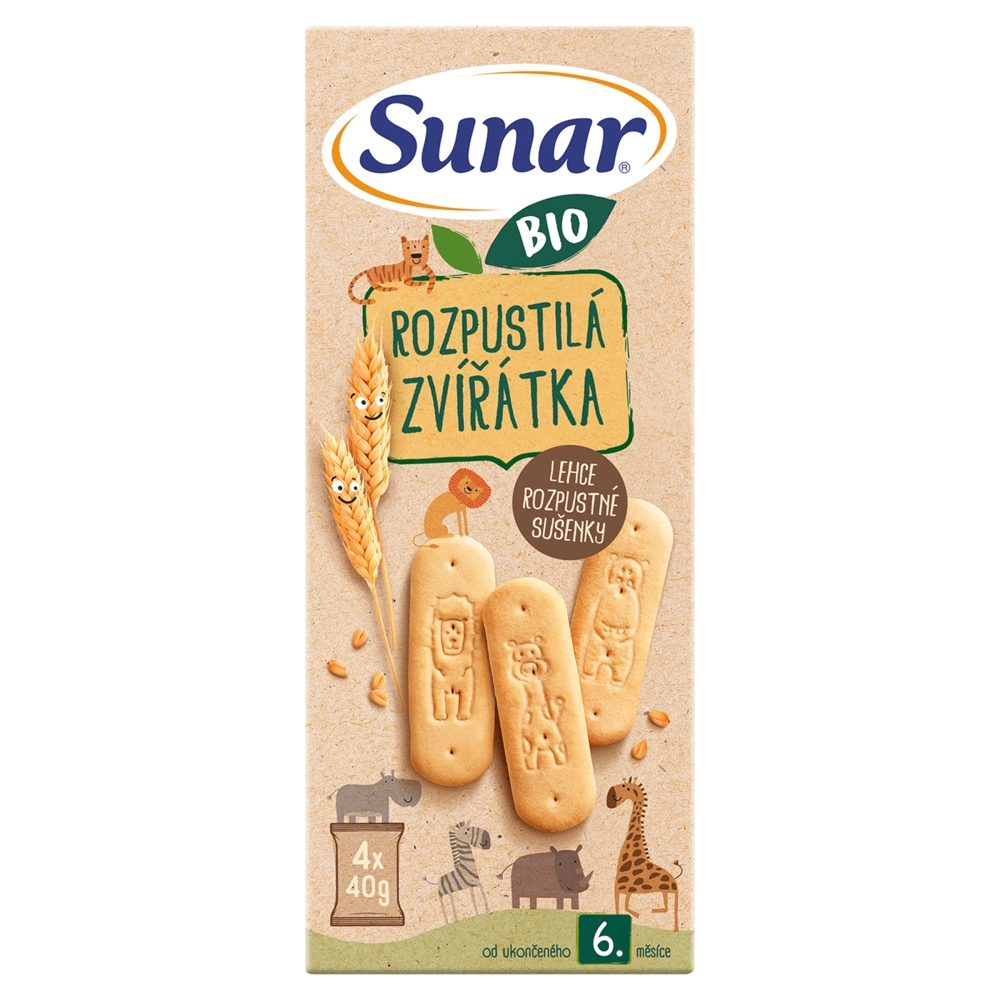 E-shop SunarBIO sušienky Rozpustilé zvieratká160g