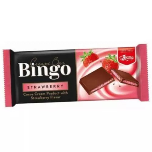 E-shop Leona Bingo čokoláda strawberry 90g