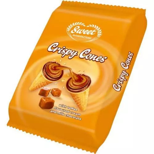 E-shop JIW crispy cones toffee flavoured krém 130g