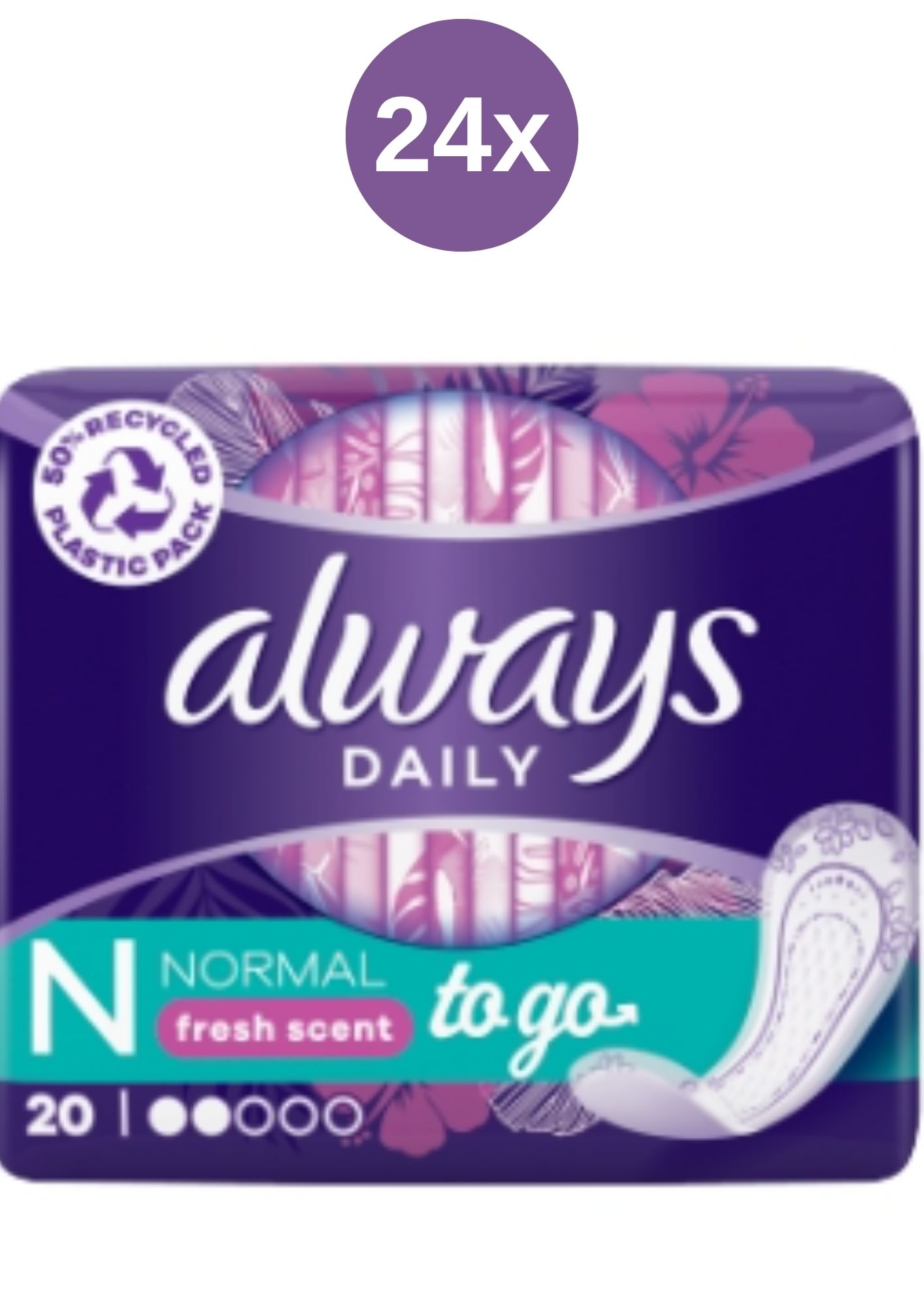 E-shop Always vložky 24x (20ks/fol) Slip Normal Deo