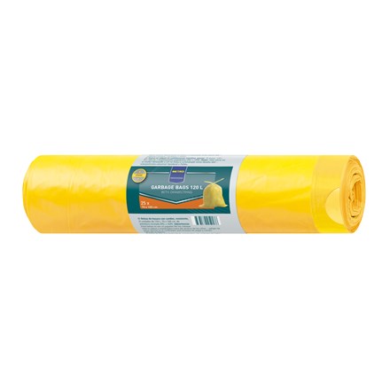 E-shop METRO PROFESSIONAL Vrecia na odpad hrubé 120 l žlté 2 x 25 ks