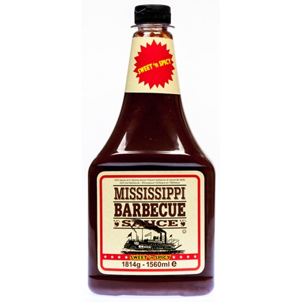 E-shop MISSISSIPPI BBQ omáčka Sweet / Spicy 1,814 kg