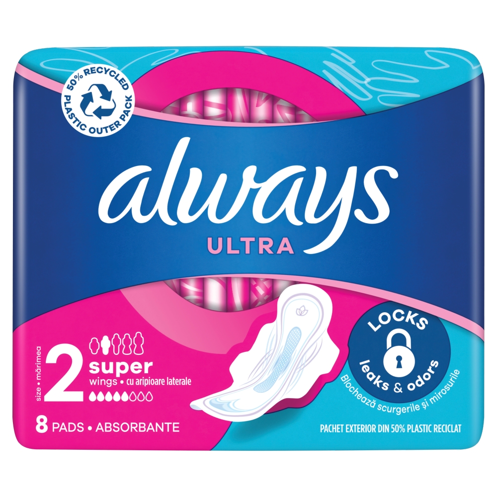 Procter & Gamble Always vložky (8ks/fol) Ultra super