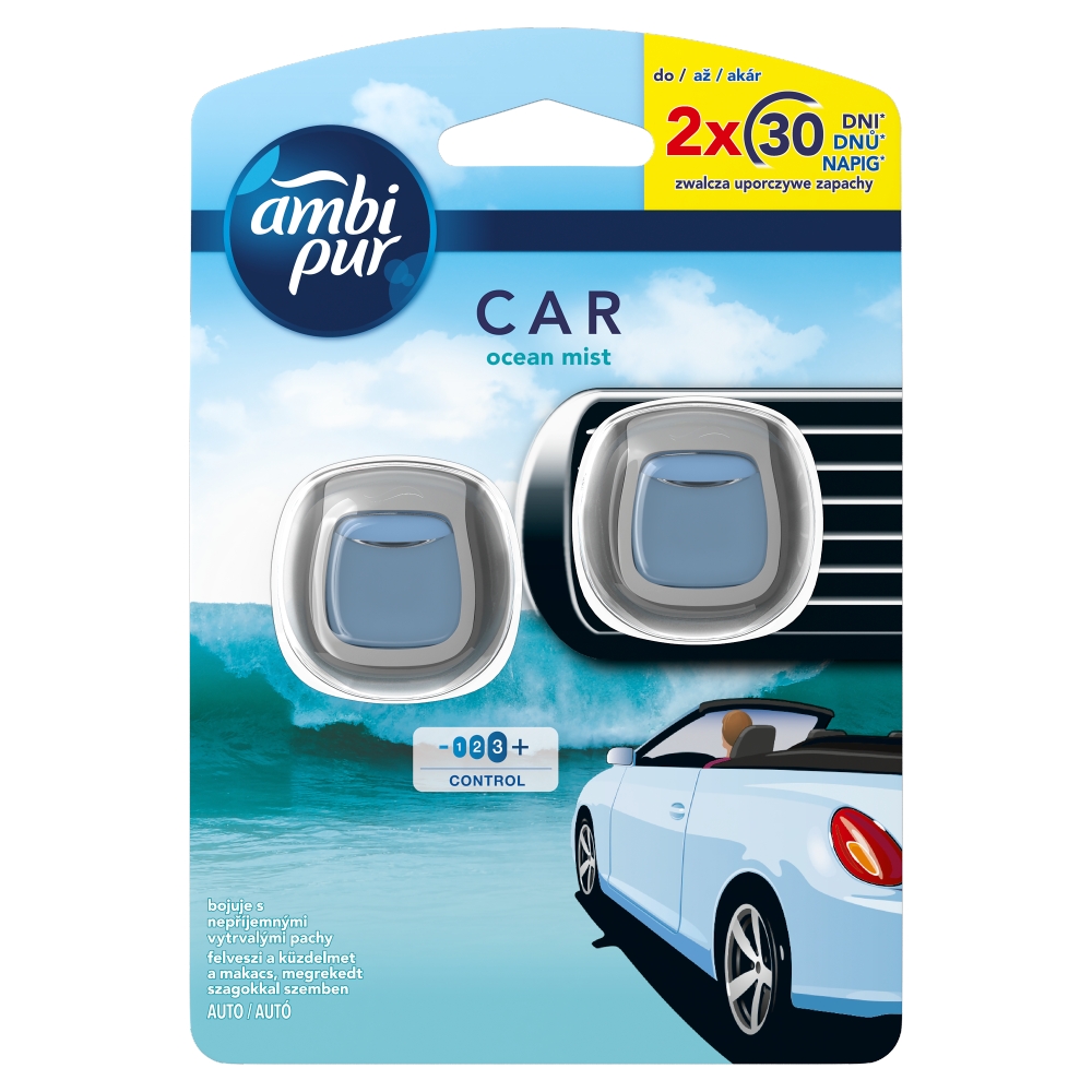Ambi Pur Car vôňa do auta 2x 2ml ocean mist
