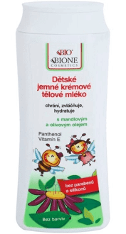 Bione Cosmetics detské jemné krémové telové mlieko 200 ml